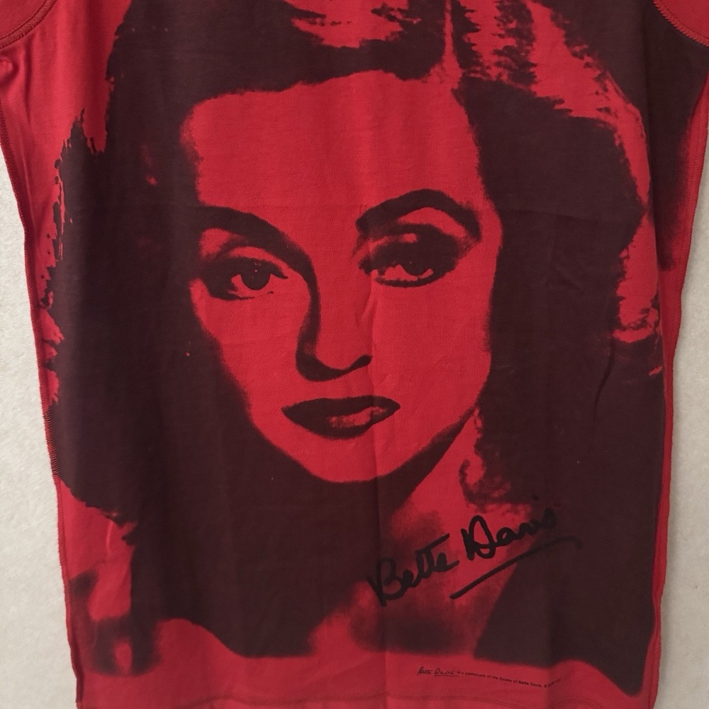 Dolce & Gabanna Hollywood Icon Bette Davis Tank Top Shirt Mens Italian 40 US S/M - Picture 3 of 11